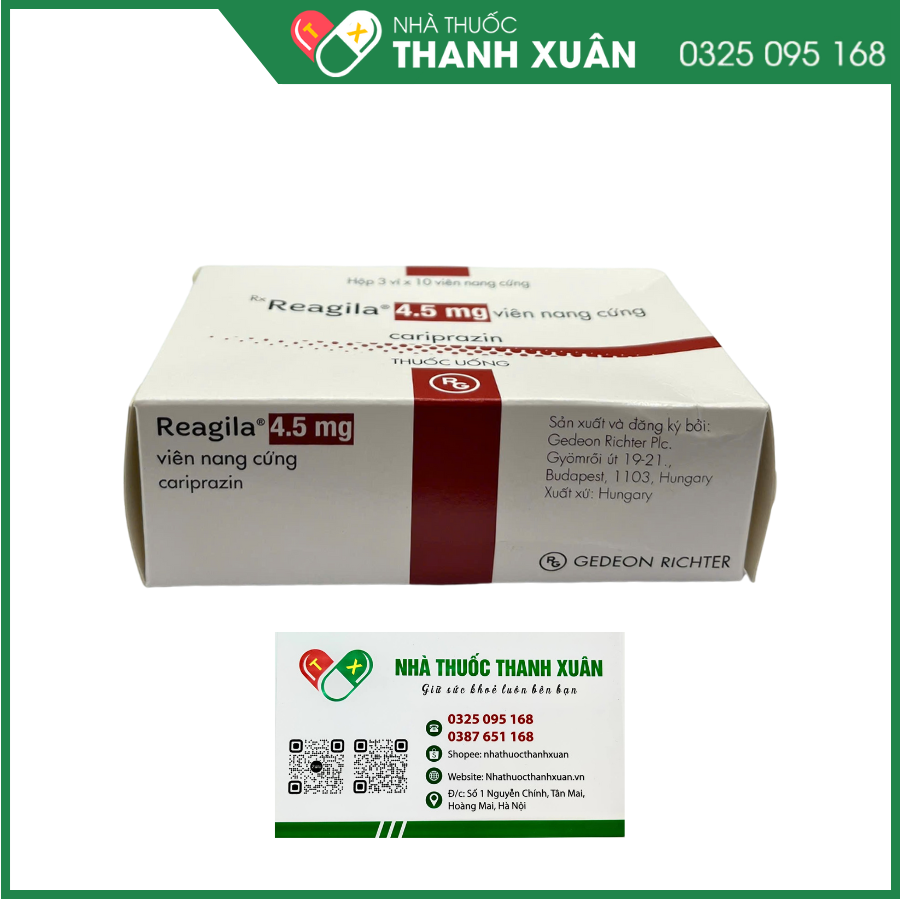 Reagila 4,5mg trị tâm thần phân liệt